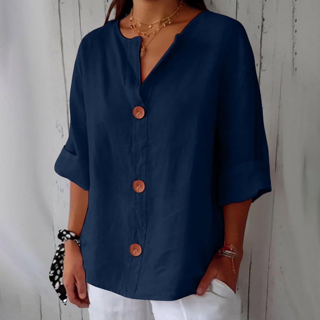 Blouse Femme | Décontractée & Légère avec Col en V