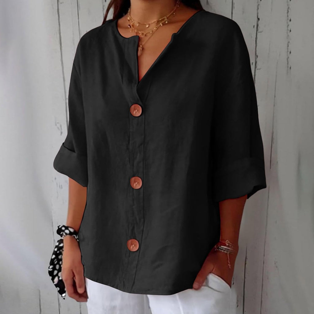 Blouse Femme | Décontractée & Légère avec Col en V