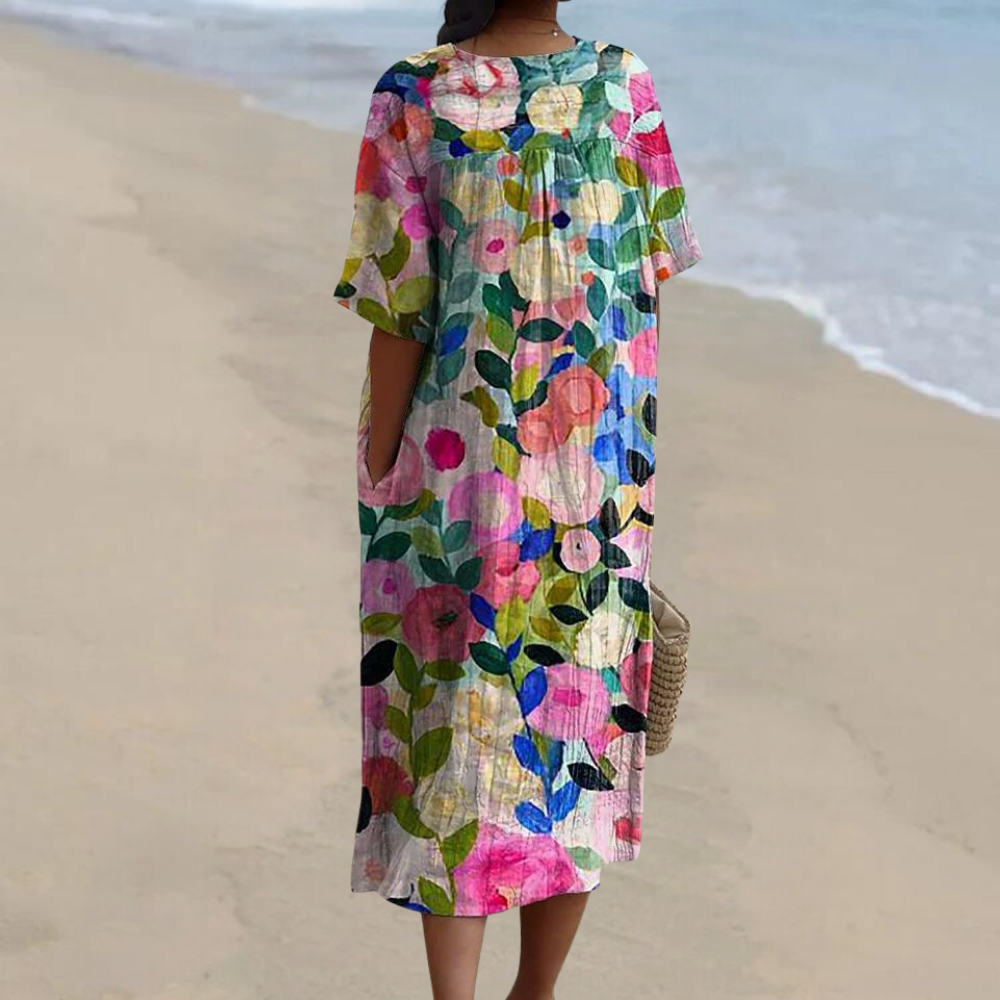 Miles™ - Robe à fleurs colorée pour femmes