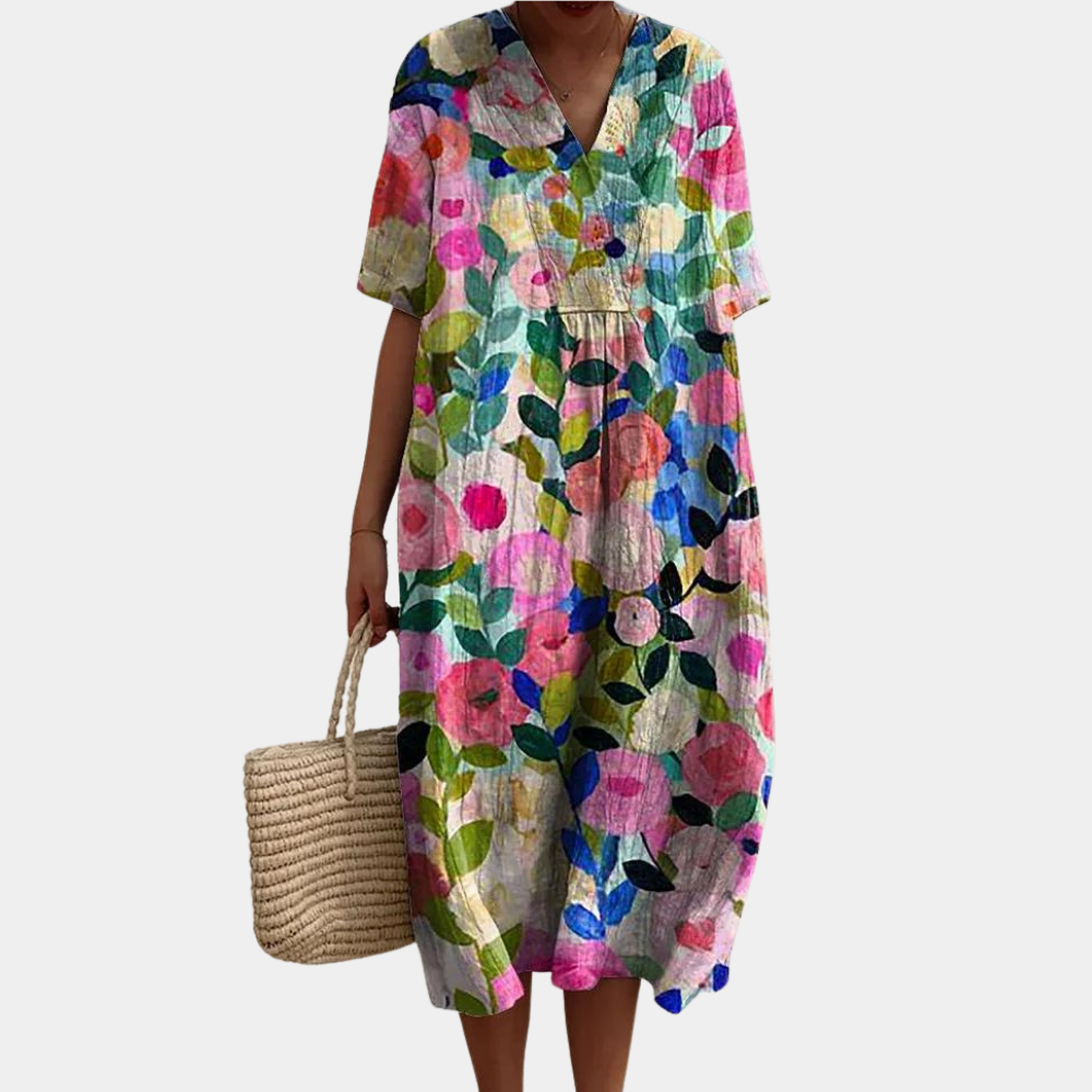 Miles™ - Robe à fleurs colorée pour femmes