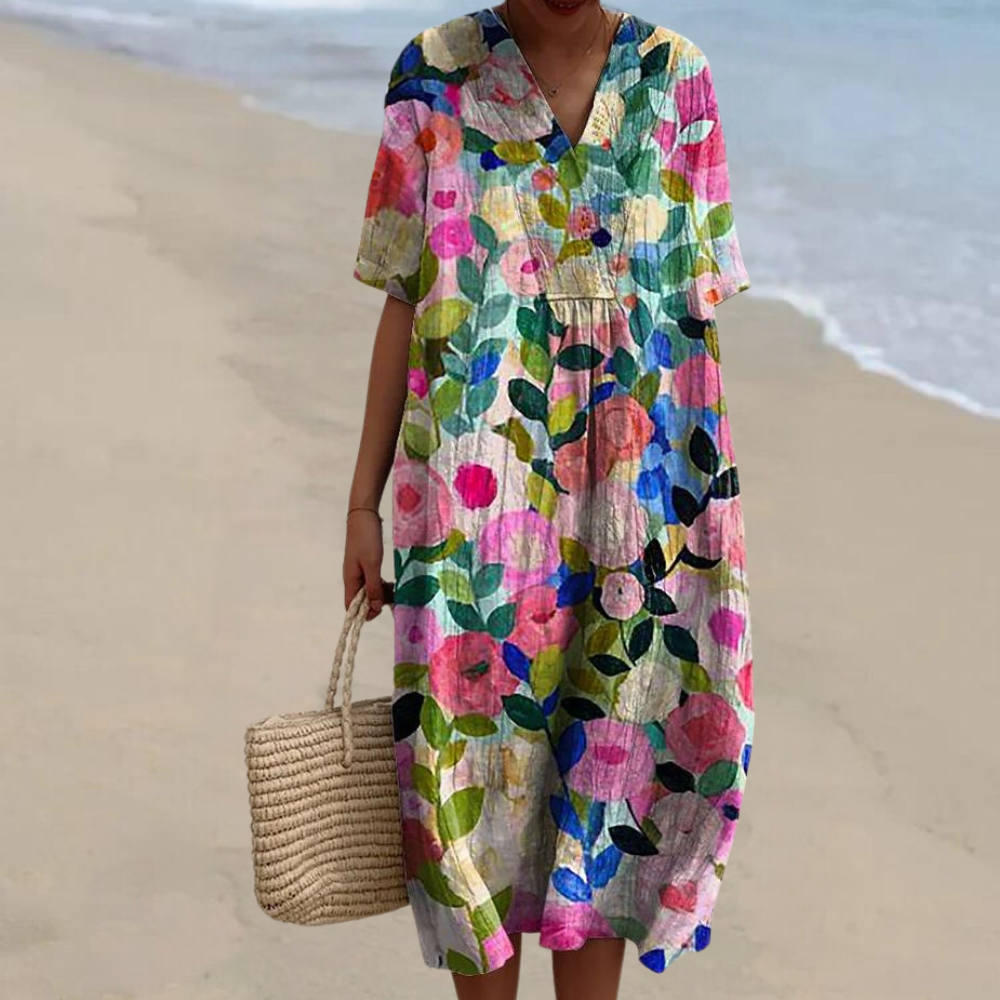 Miles™ - Robe à fleurs colorée pour femmes