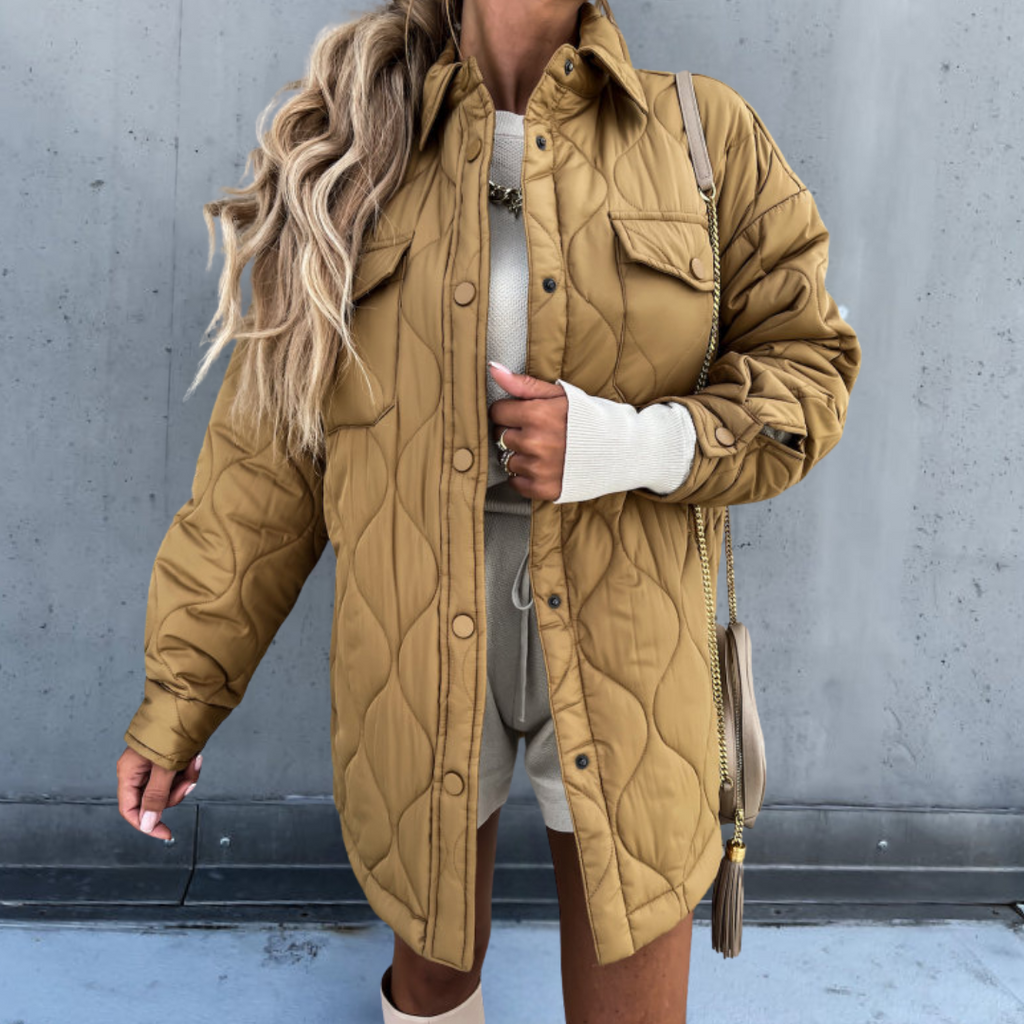 Ingrid - Manteau d'hiver matelassé surdimensionné et élégant