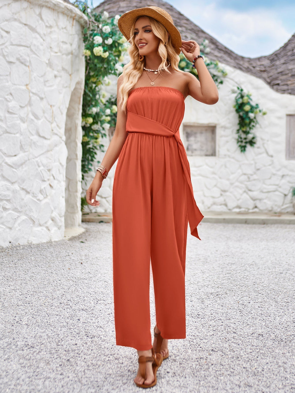 Combinaison Tube Unie À Coupe Ajustée Pour Femme | Idéale Pour Les Vacances Et Les Tenues Décontractées