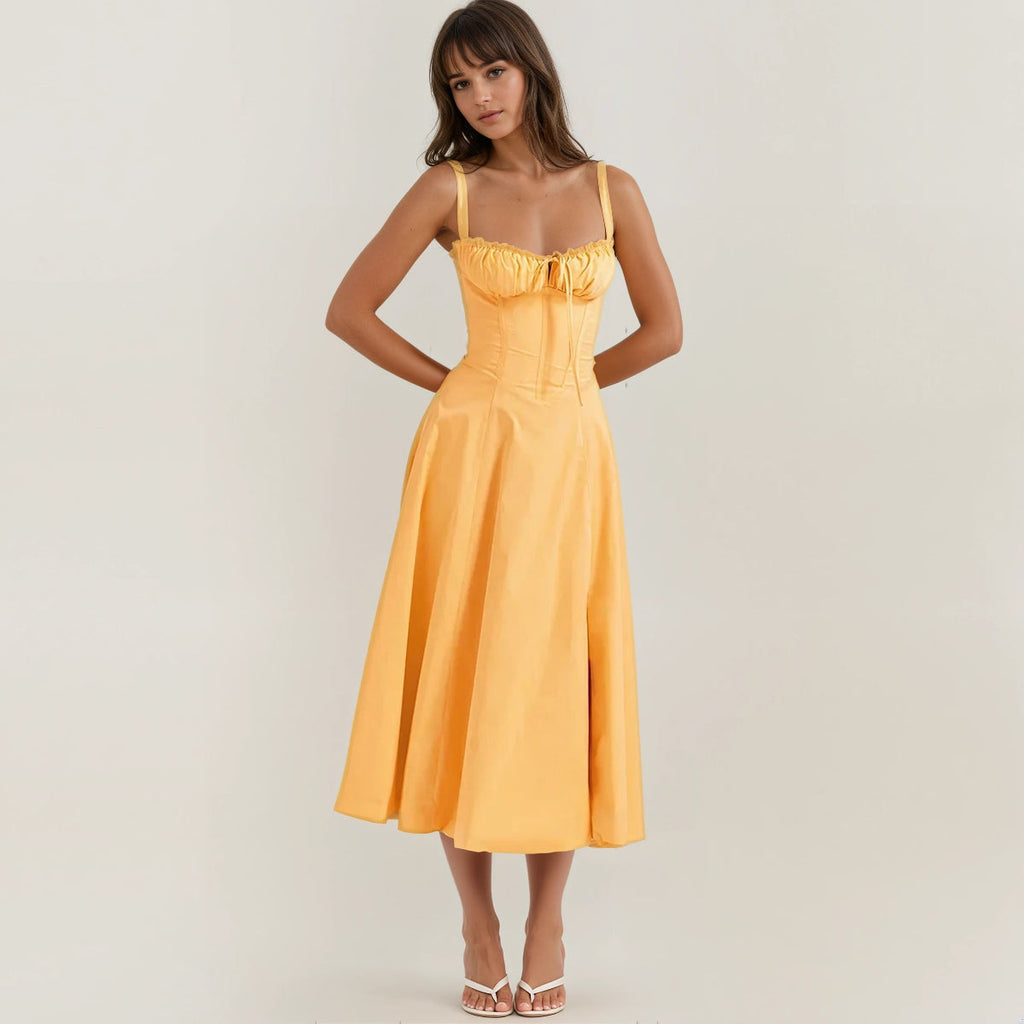 Robe Midi de Fête Cute Corset Catherine