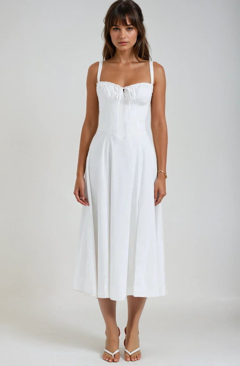 Robe Midi de Fête Cute Corset Catherine