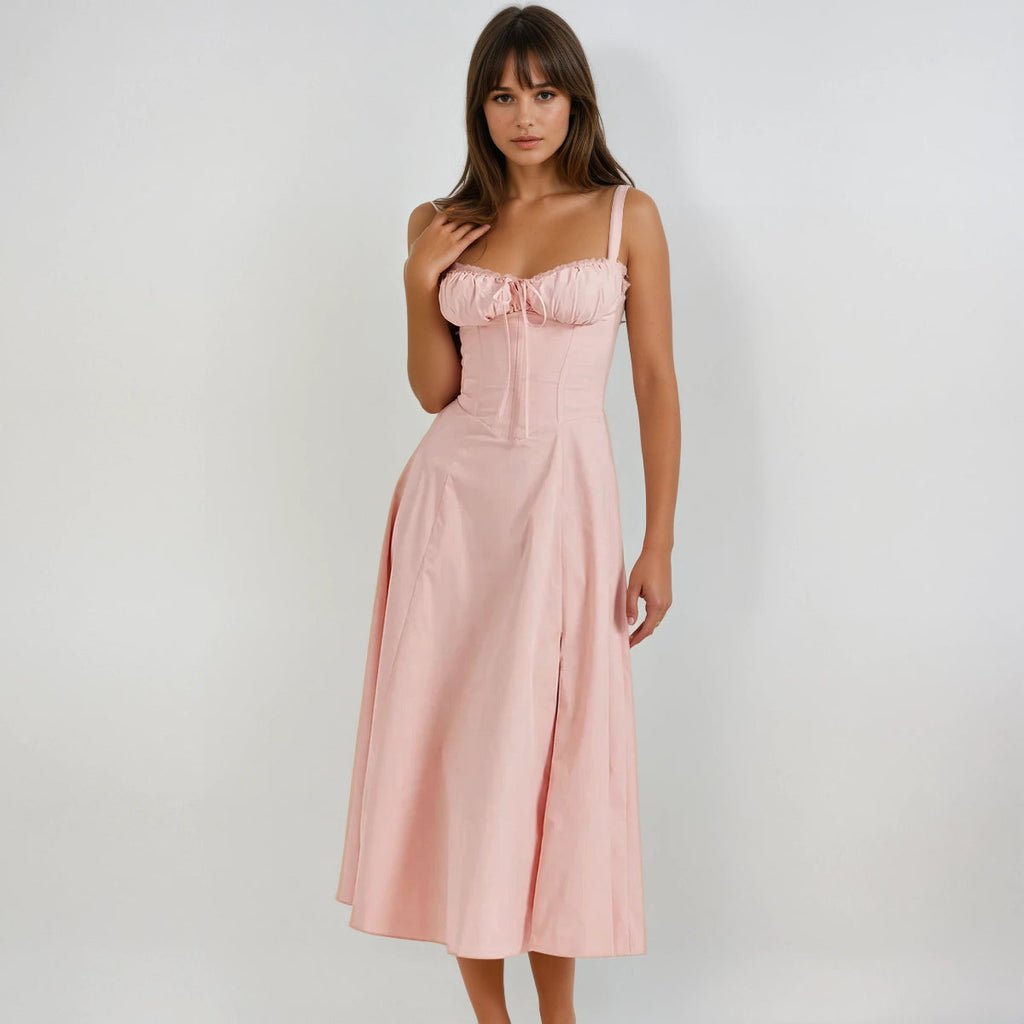 Robe Midi de Fête Cute Corset Catherine