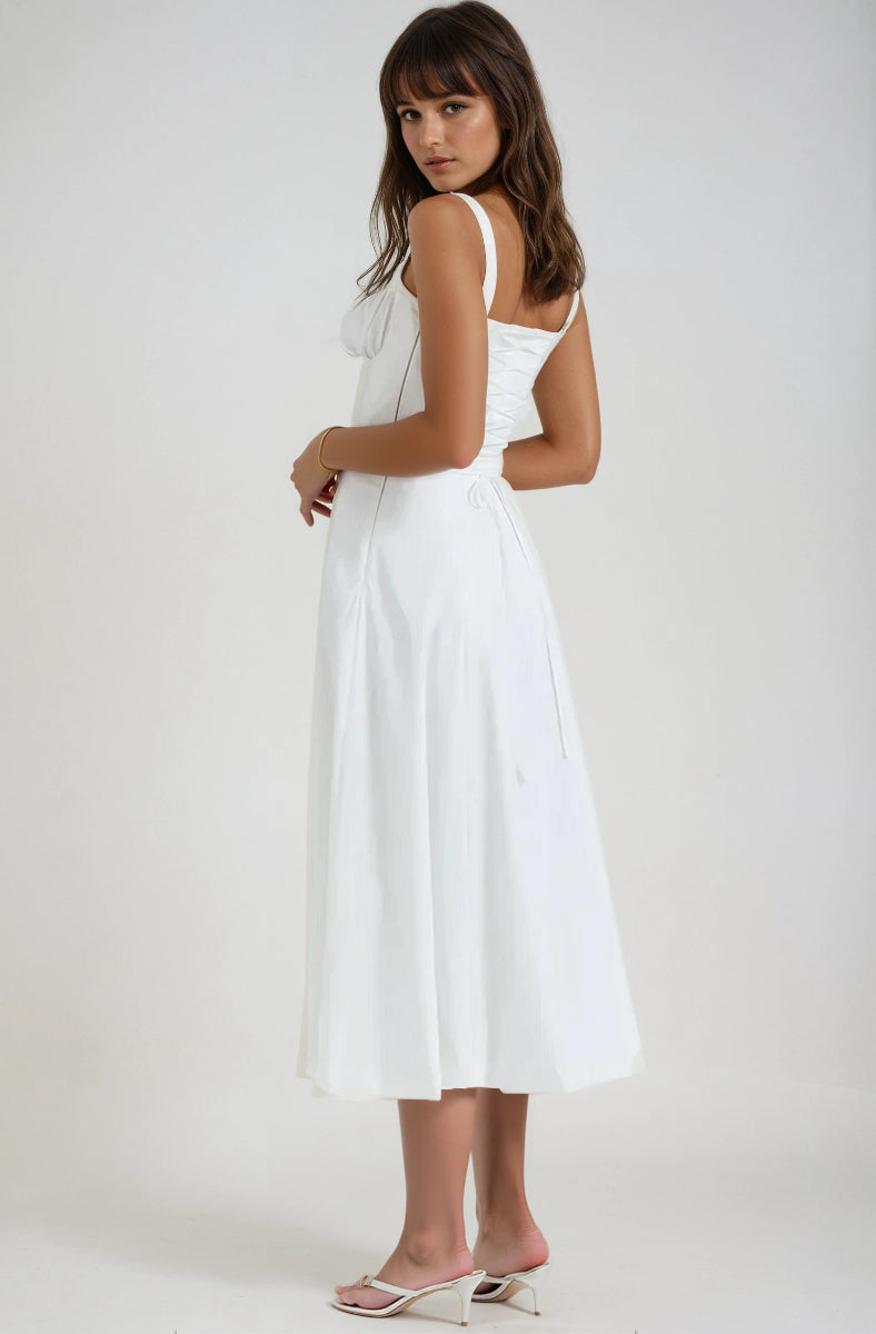 Robe Midi de Fête Cute Corset Catherine