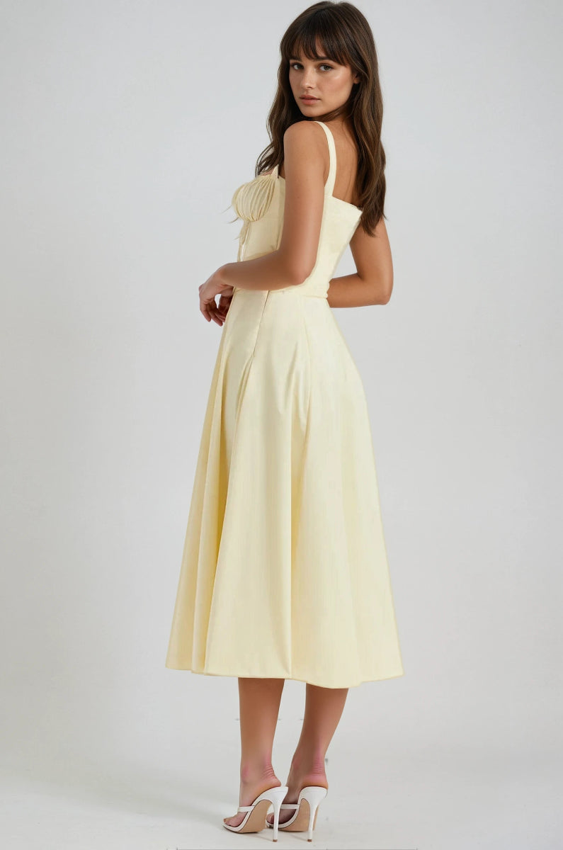 Robe Midi de Fête Cute Corset Catherine