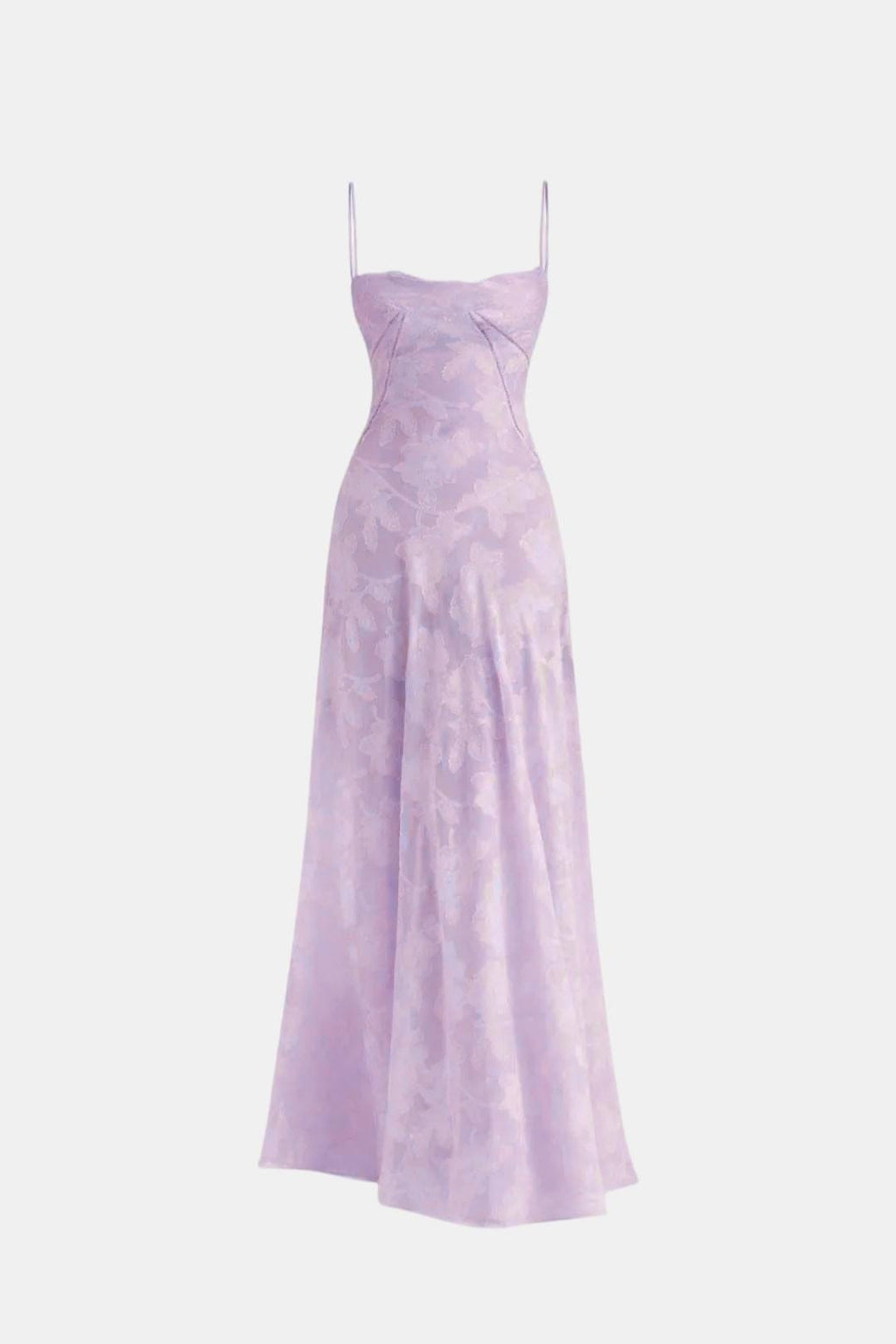 Robe Longue Avec Corsage Structuré Et Imprimé Floral Pour Femme | Idéale Pour Le Printemps Et Les Occasions Formelles