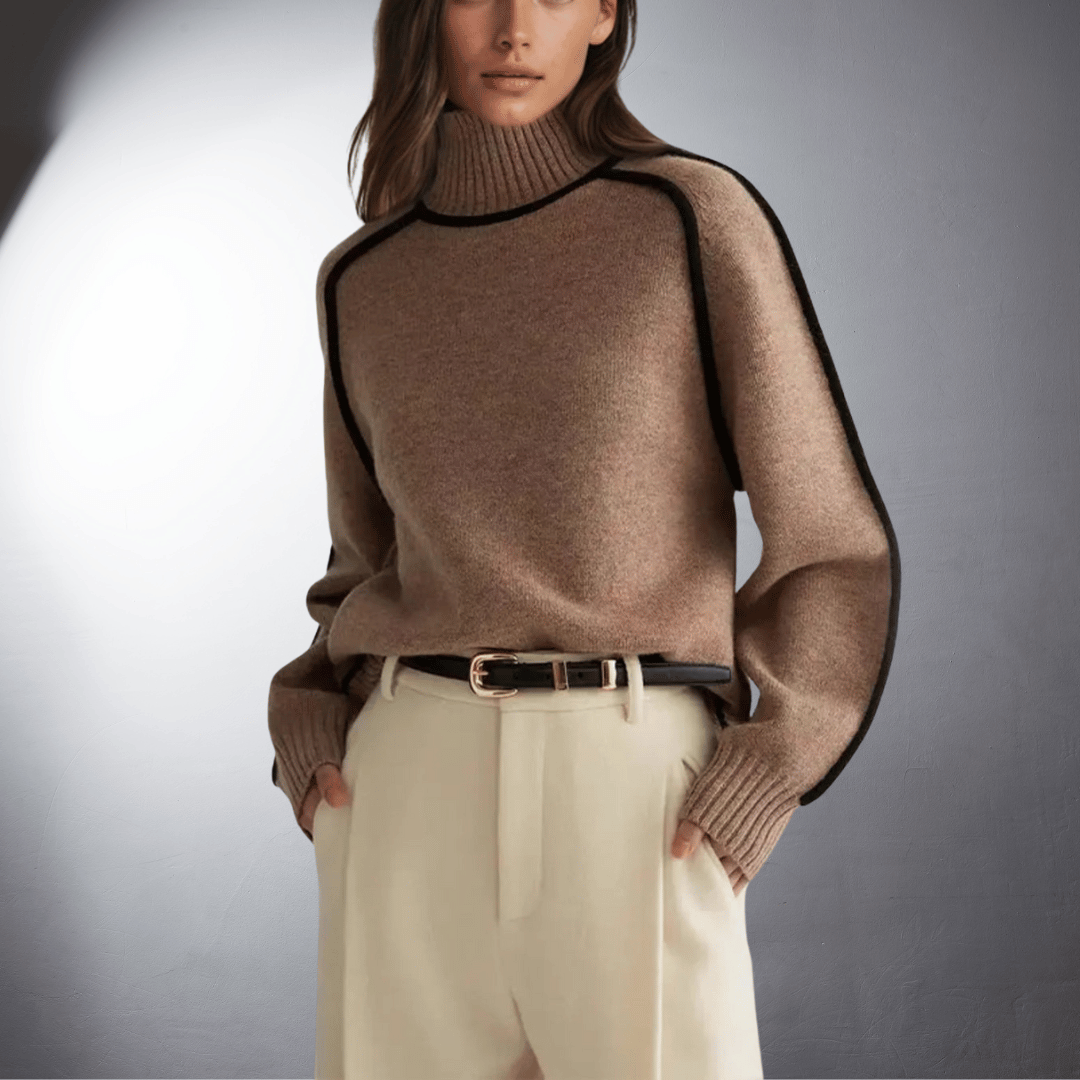 Jessika | Pull à col roulé durable et doux
