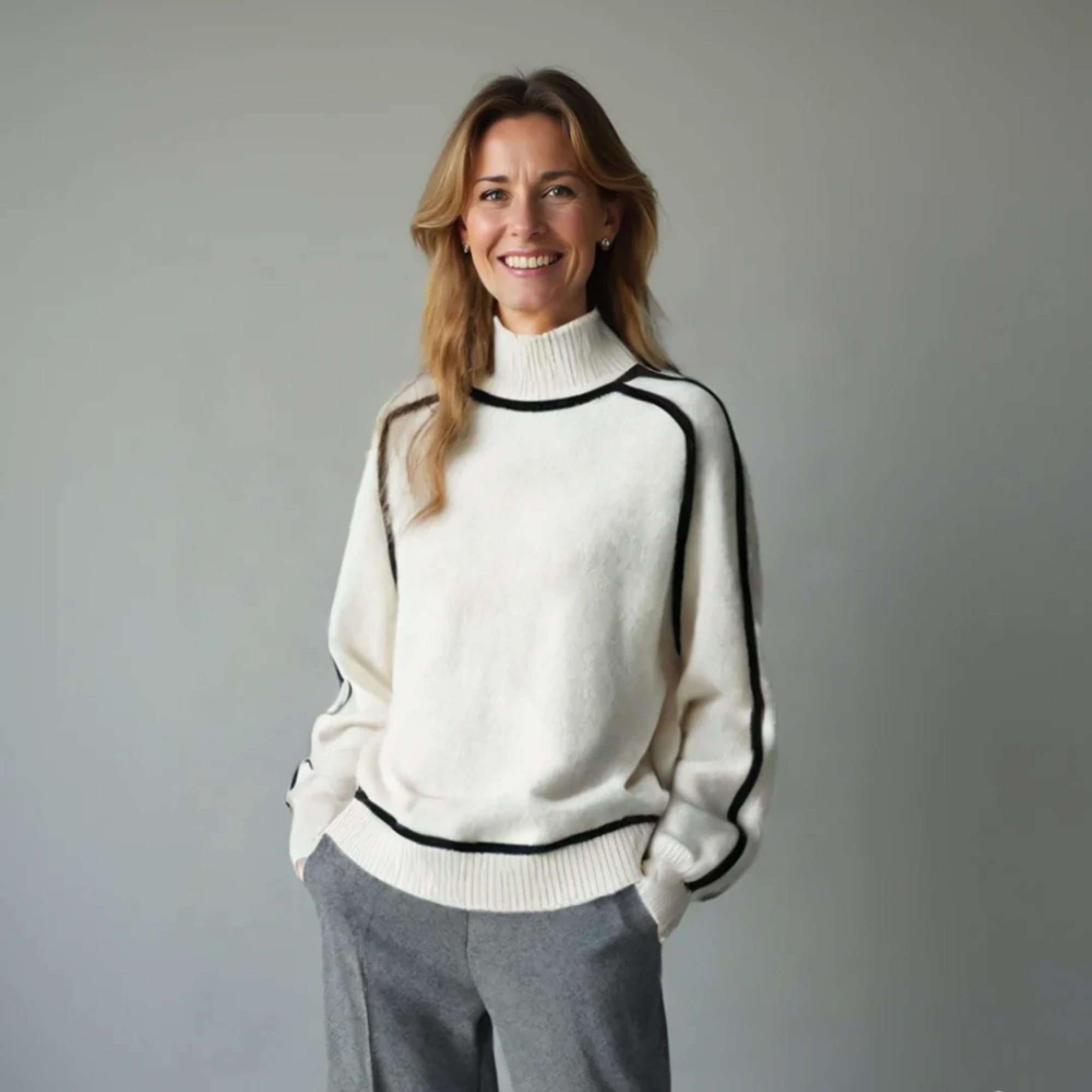 Jessika | Pull à col roulé durable et doux