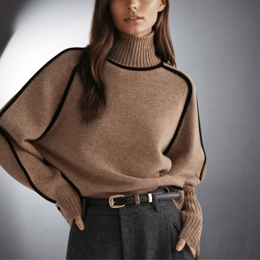 Jessika | Pull à col roulé durable et doux