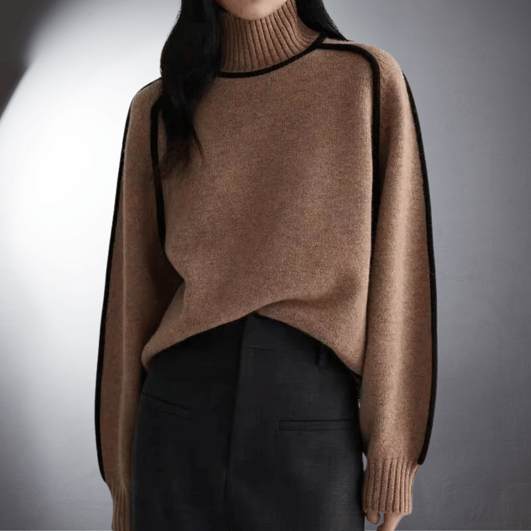 Jessika | Pull à col roulé durable et doux