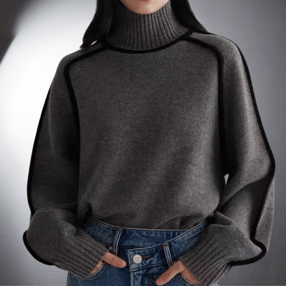 Jessika | Pull à col roulé durable et doux