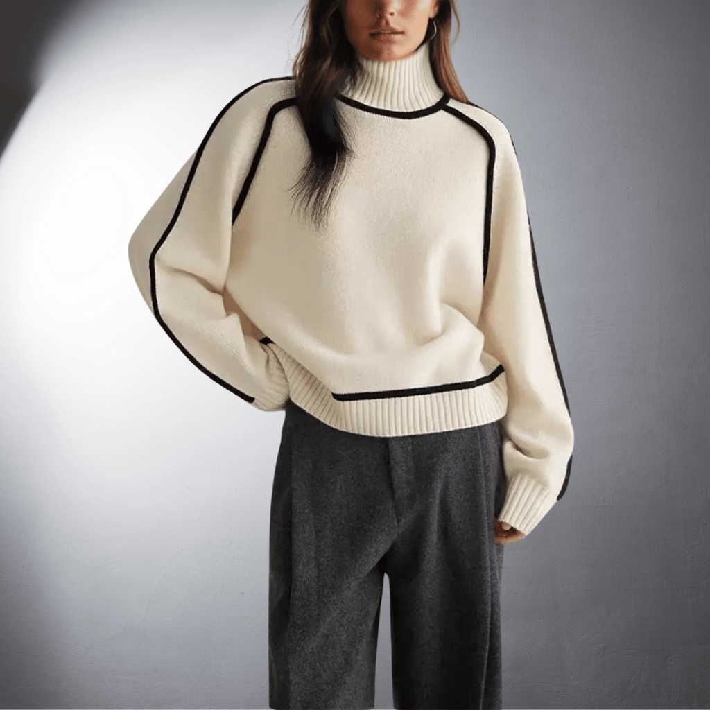 Jessika | Pull à col roulé durable et doux