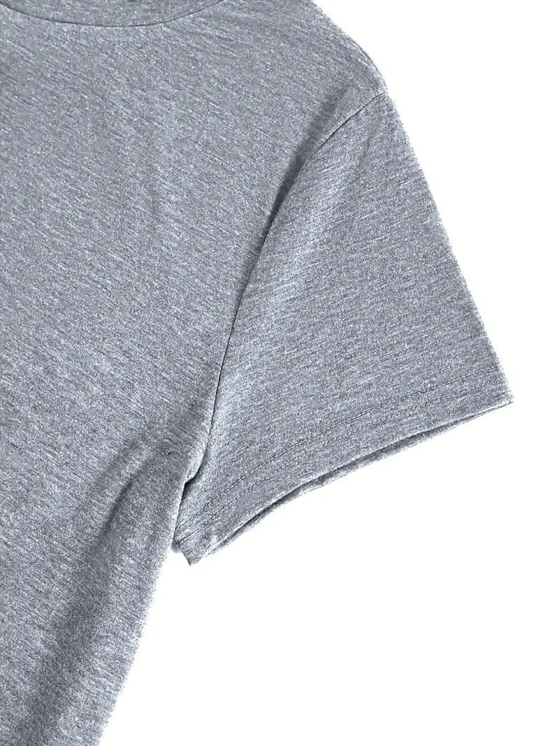 T-shirt Femme Col V | Imprimé Fleurs & Style Féminin