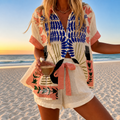 Ozean Traum | Ensemble T-Shirt + Shorts pour Femmes