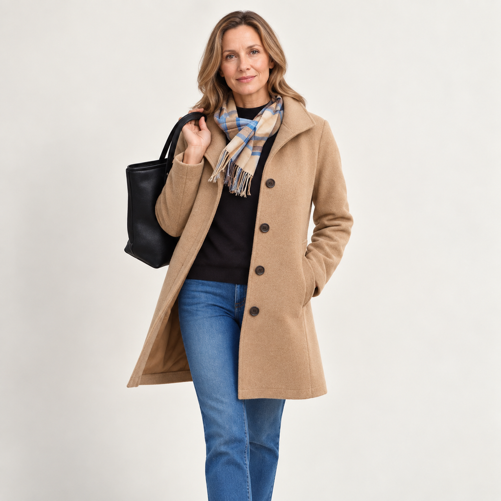 MODÈLE CLASSIQUE AVEC MANCHES DROITES POUR FEMMES