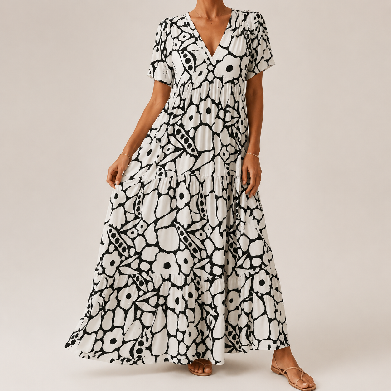 Yaomi | Robe Boho Élégante avec Décolleté en V