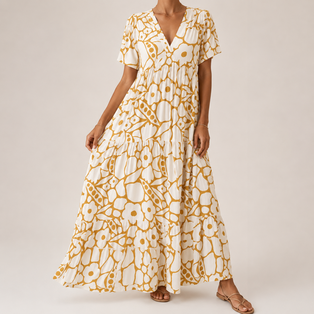Yaomi | Robe Boho Élégante avec Décolleté en V