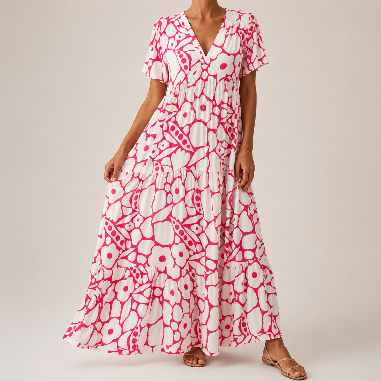 Yaomi | Robe Boho Élégante avec Décolleté en V