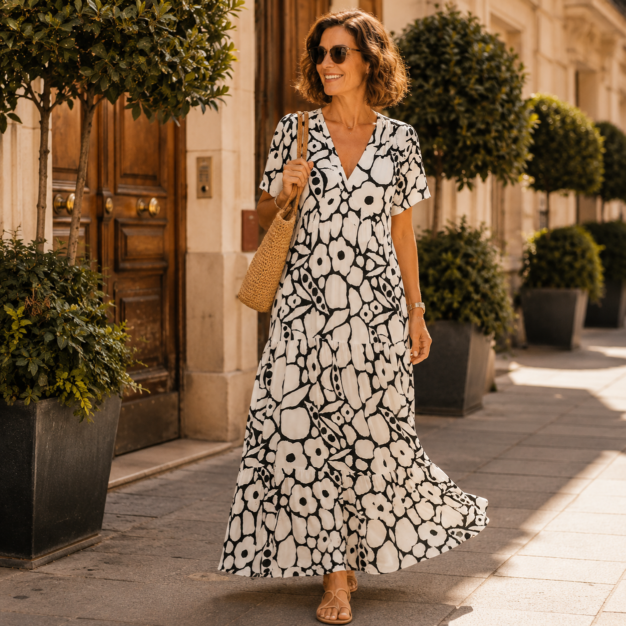 Yaomi | Robe Boho Élégante avec Décolleté en V