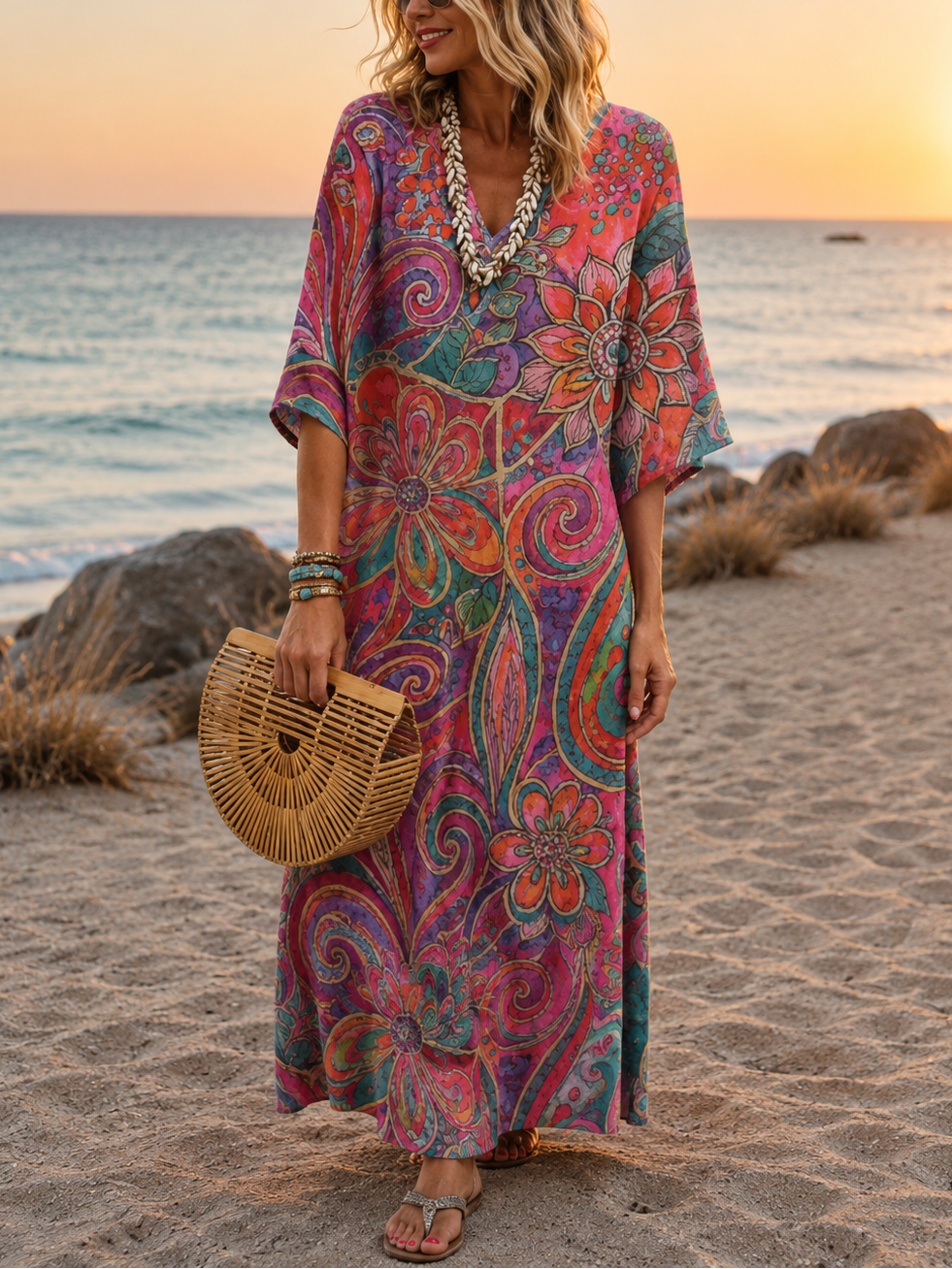 KLEMENTYNA | Robe Boho-Chic Énergique
