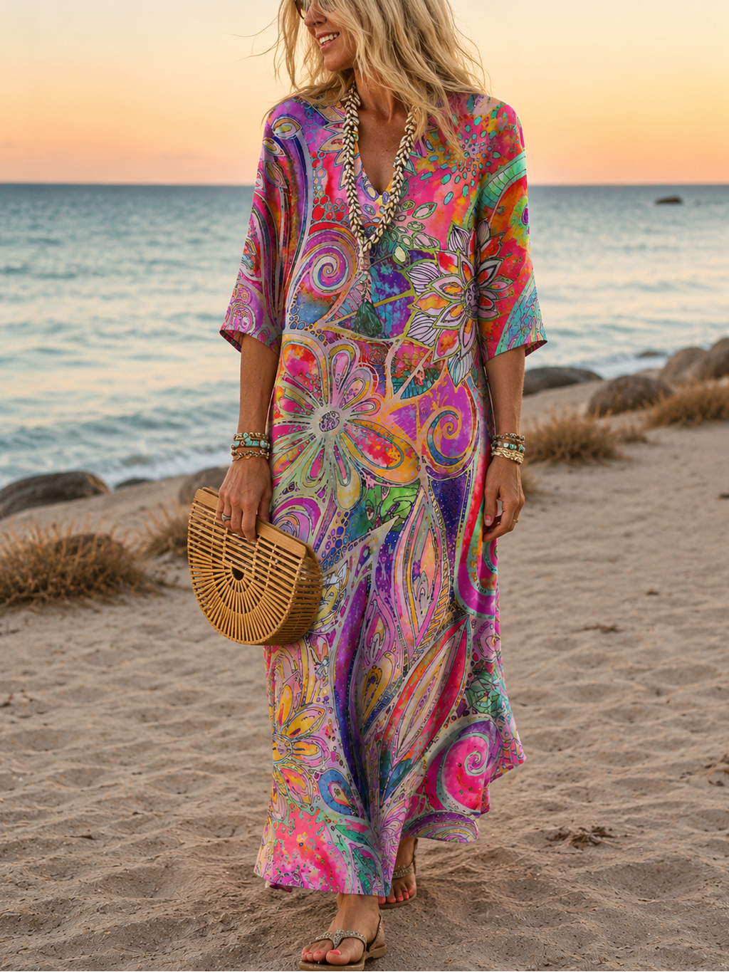 KLEMENTYNA | Robe Boho-Chic Énergique