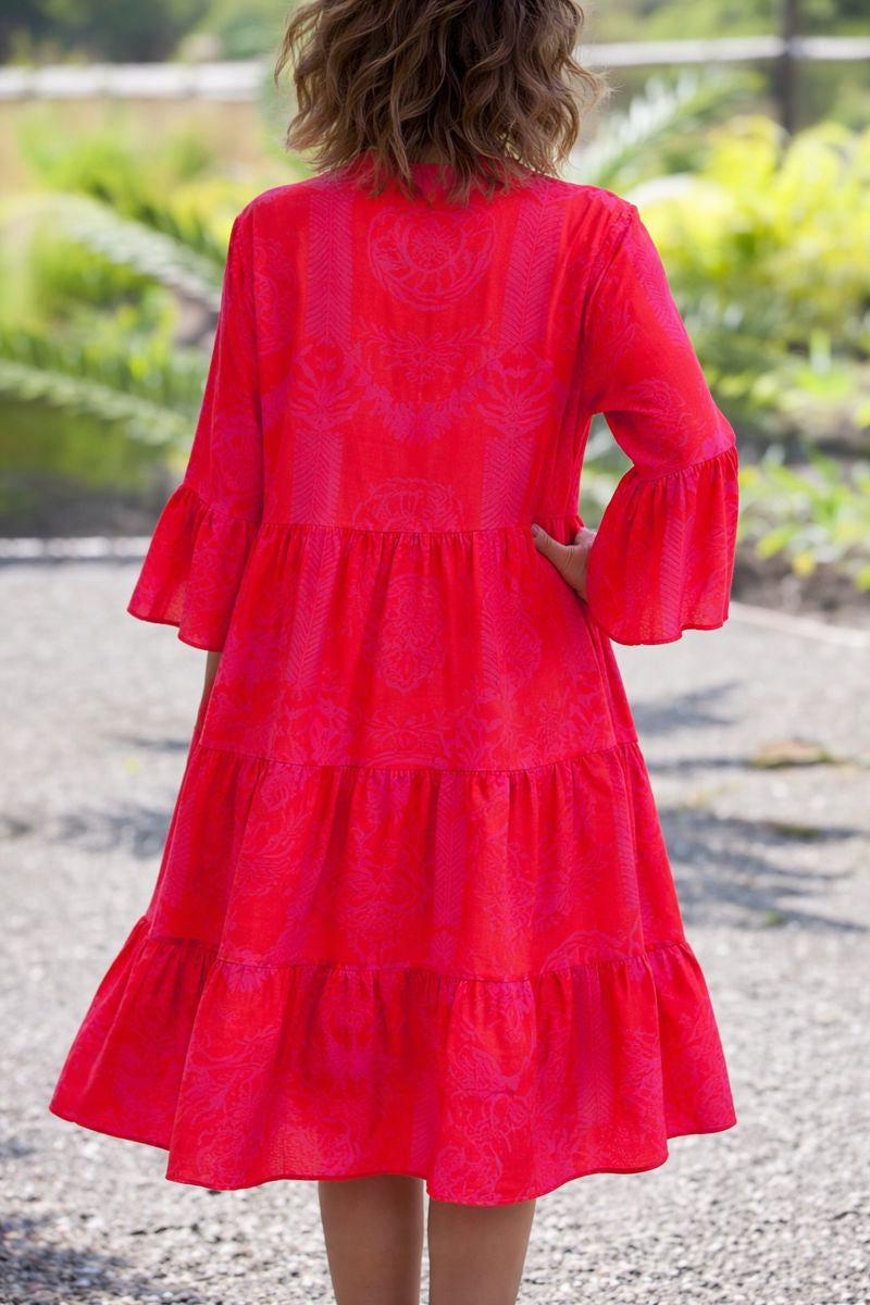Claire | Robe Midi Ample Boho pour Femmes