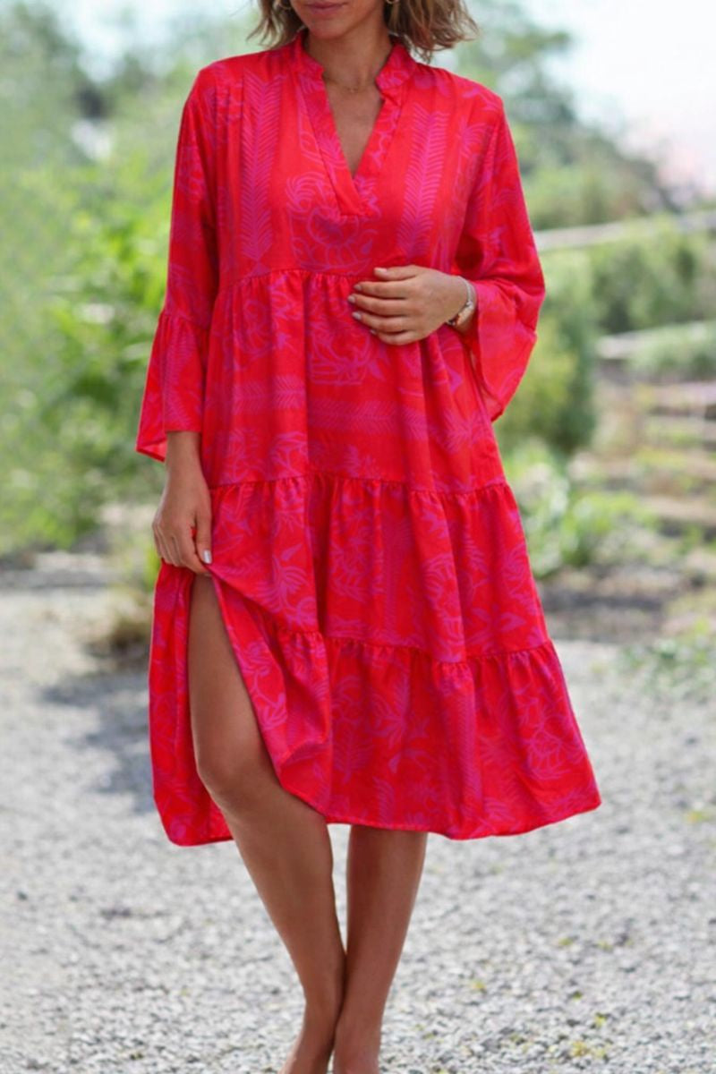 Claire | Robe Midi Ample Boho pour Femmes
