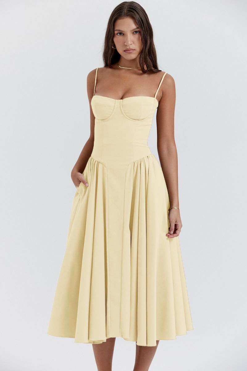 Aurora | Robe Maxi Intemporelle pour Invités de Mariage