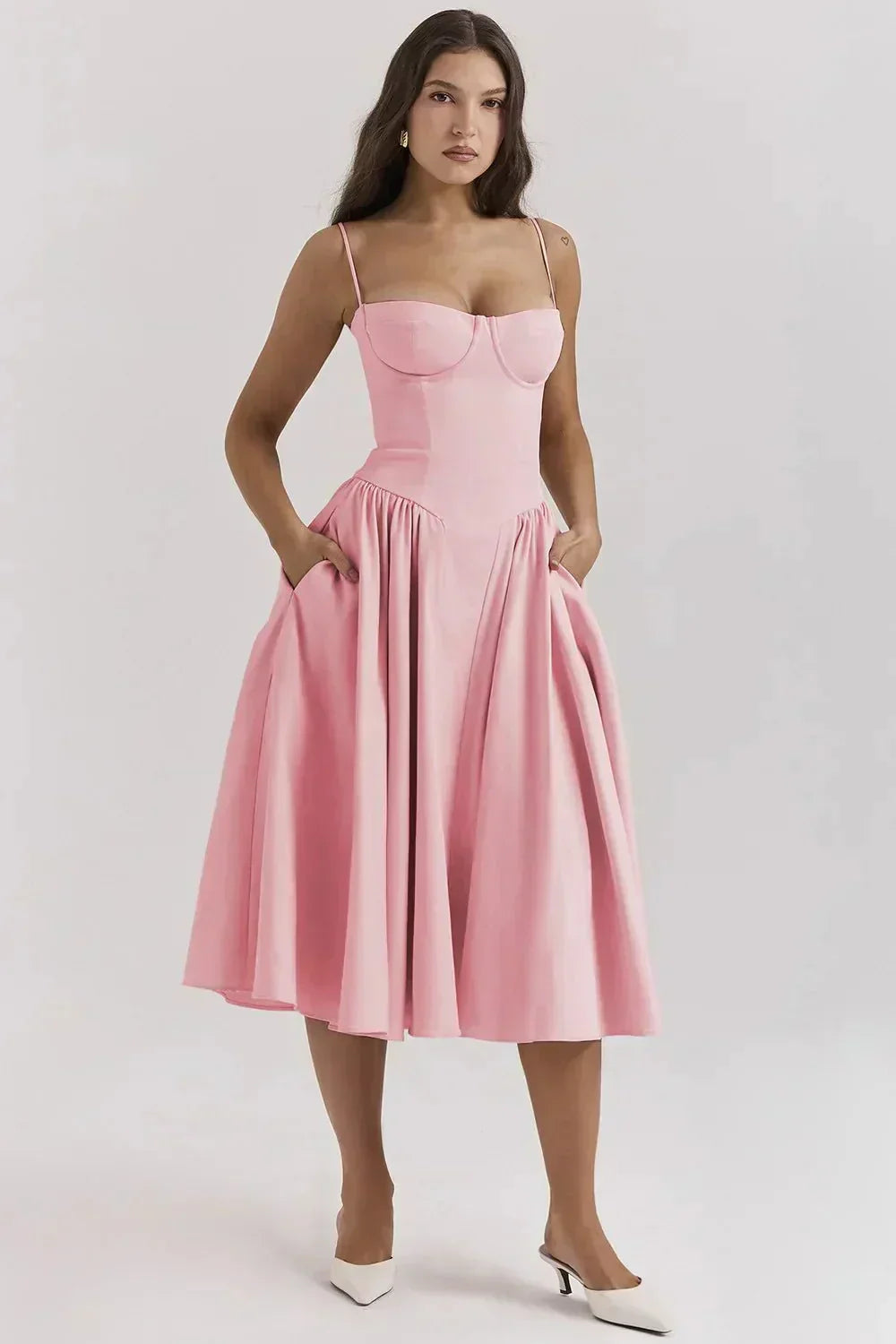 Aurora | Robe Maxi Intemporelle pour Invités de Mariage