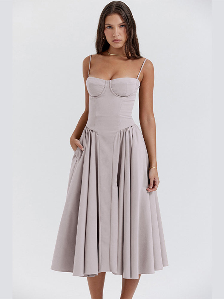 Aurora | Robe Maxi Intemporelle pour Invités de Mariage