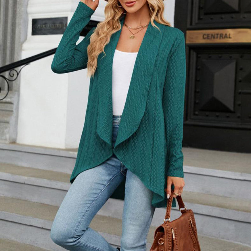 Amalia | Élégante et Longue Veste en Tricot pour Femmes