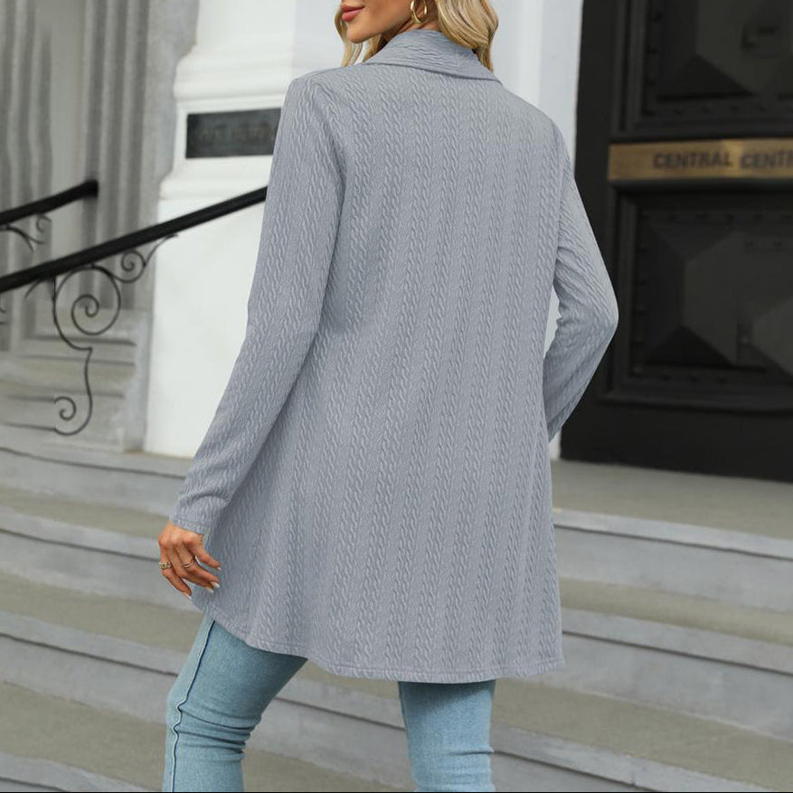 Amalia | Élégante et Longue Veste en Tricot pour Femmes