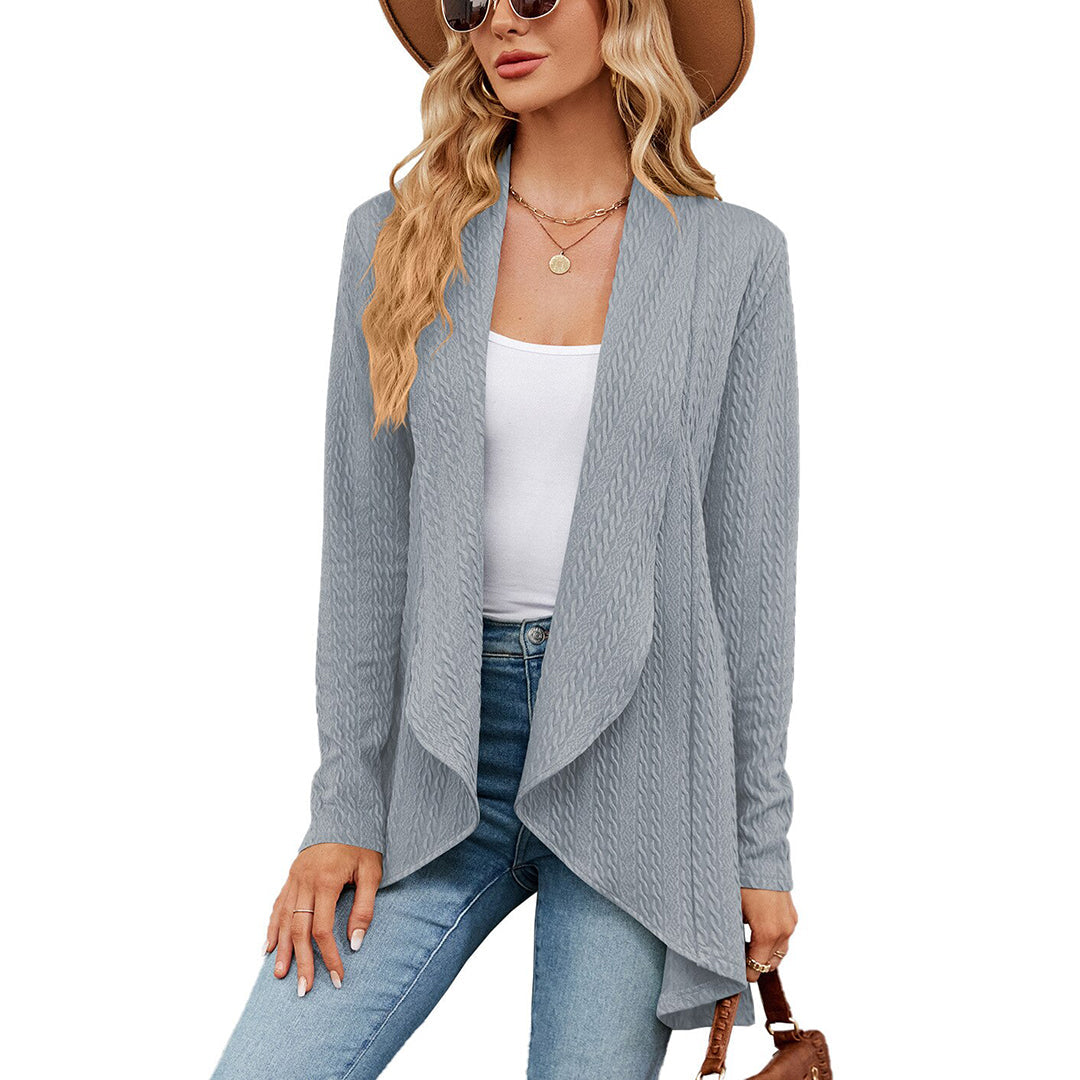 Amalia | Élégante et Longue Veste en Tricot pour Femmes