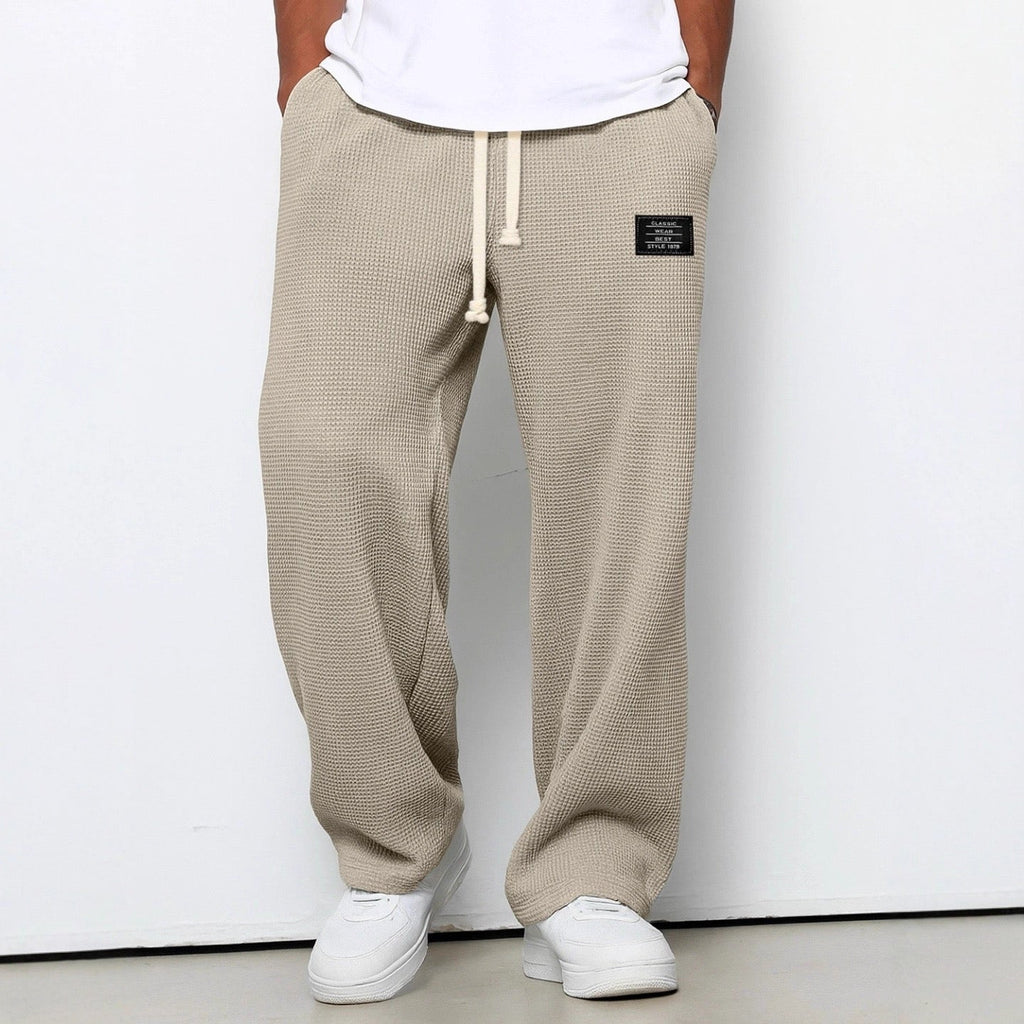 Pantalon pour Hommes Coupe Lâche avec Ceinture Ajustable