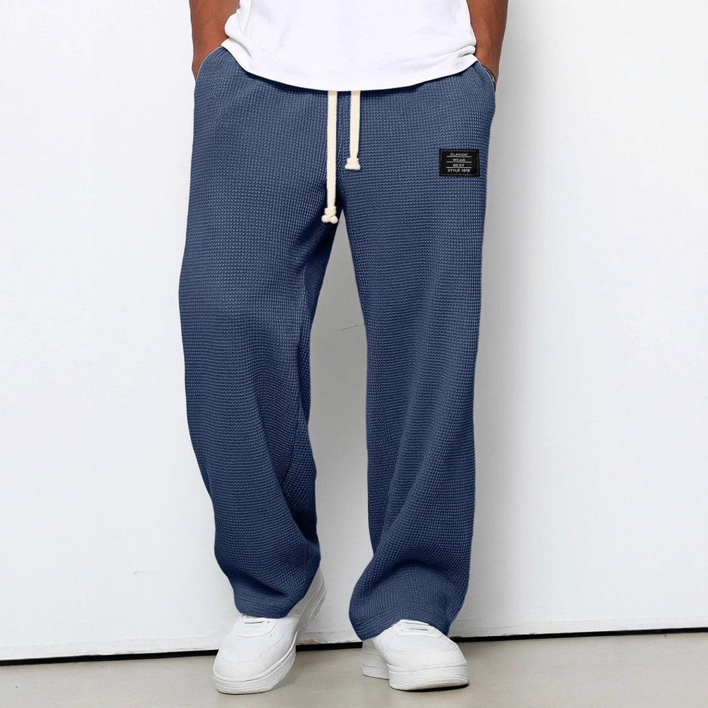 Pantalon pour Hommes Coupe Lâche avec Ceinture Ajustable