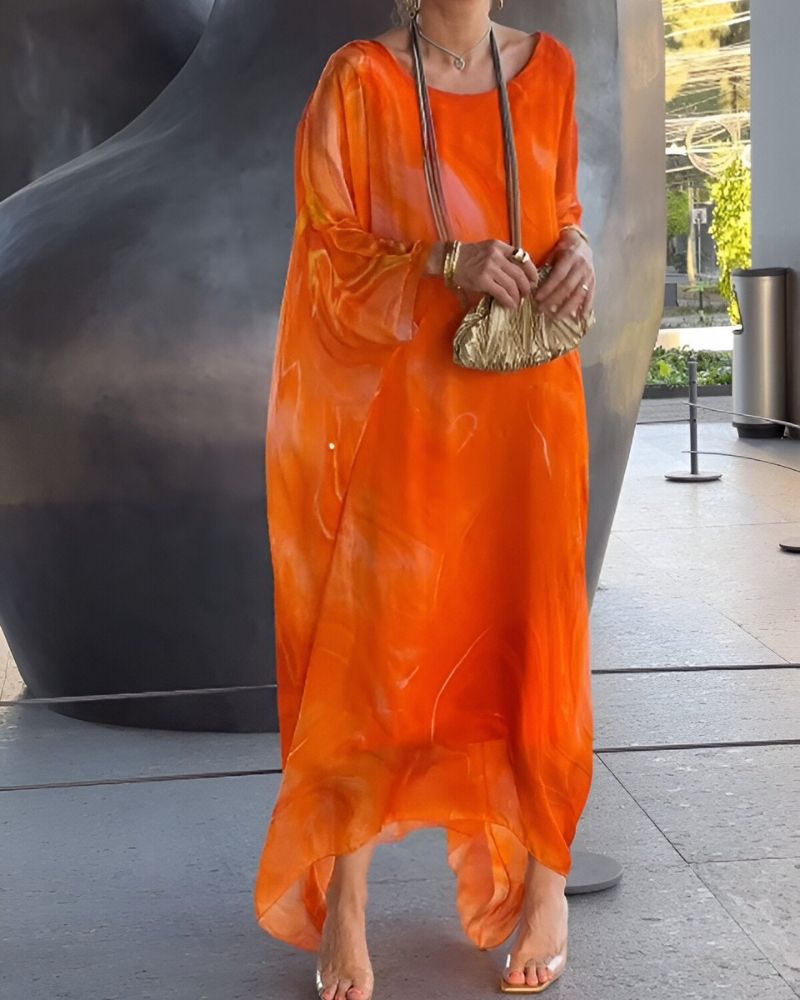 Robe Élégante avec Couverture du Ventre Confortable