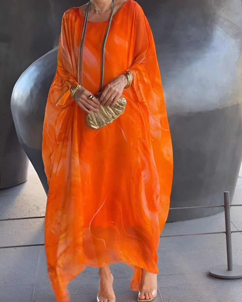 Robe Élégante avec Couverture du Ventre Confortable