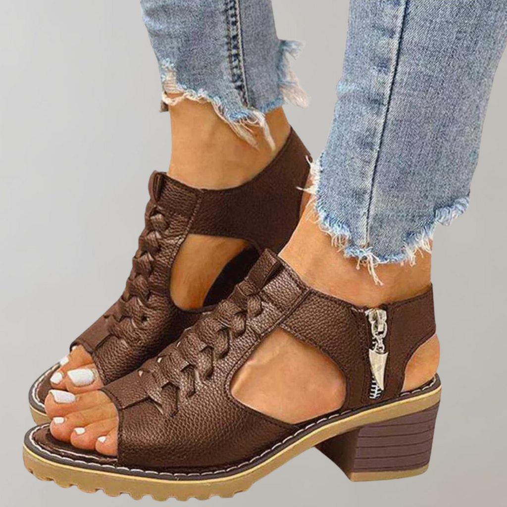 Sandales À Talon Avec Soutien Du Pied Pour Femmes | Idéal Pour L’été