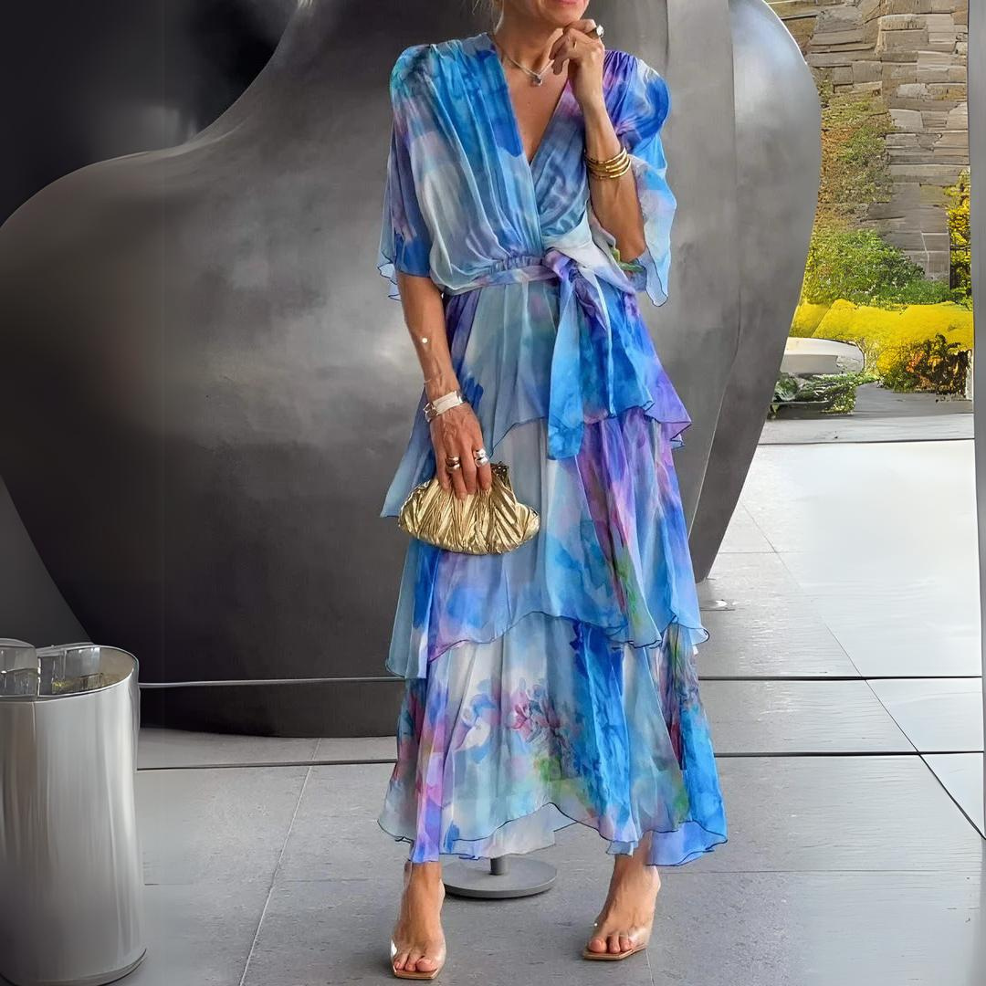Robe de Cocktail Femme | Drapée