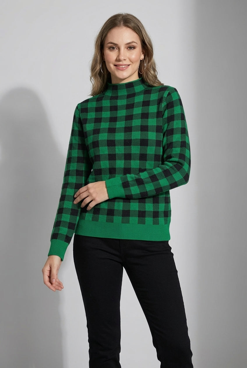 Pull Femme Col Montant