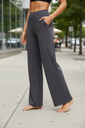 Pantalons de Yoga Taille Haute à Jambes Larges