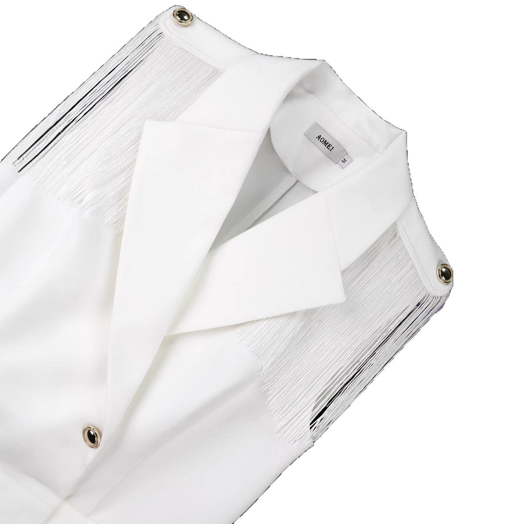 Robe frangée pour femme au style blazer élégant Mirla