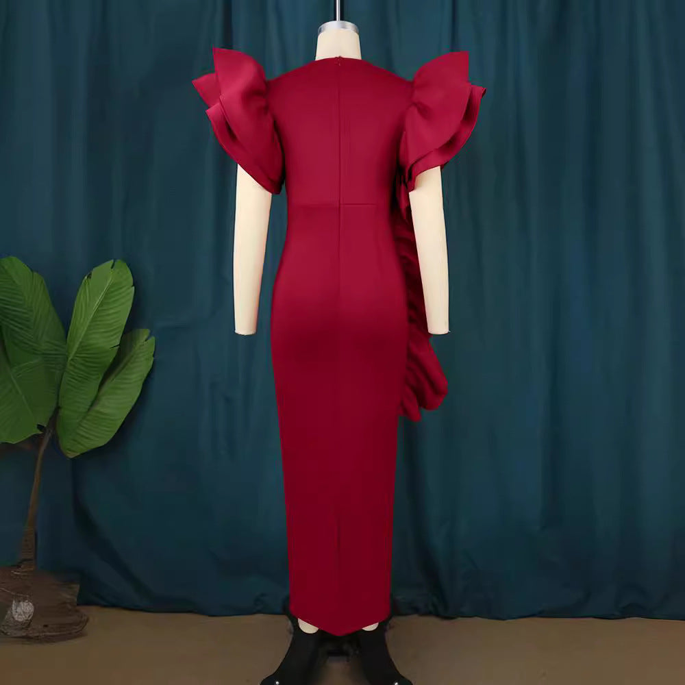 Robe de soirée flatteuse avec des manches volumineuses Mirla
