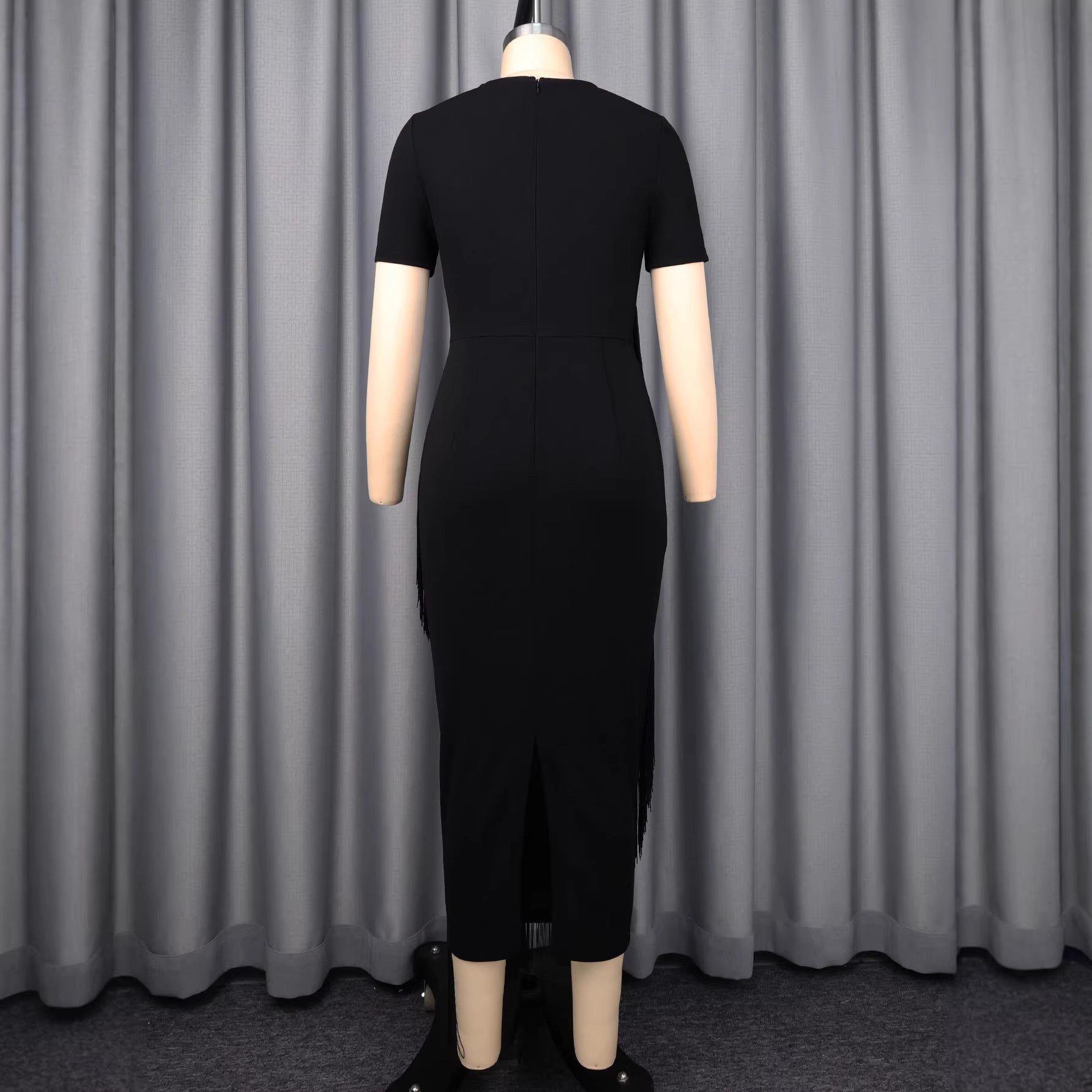 Robe femme avec détails en franges Mirla
