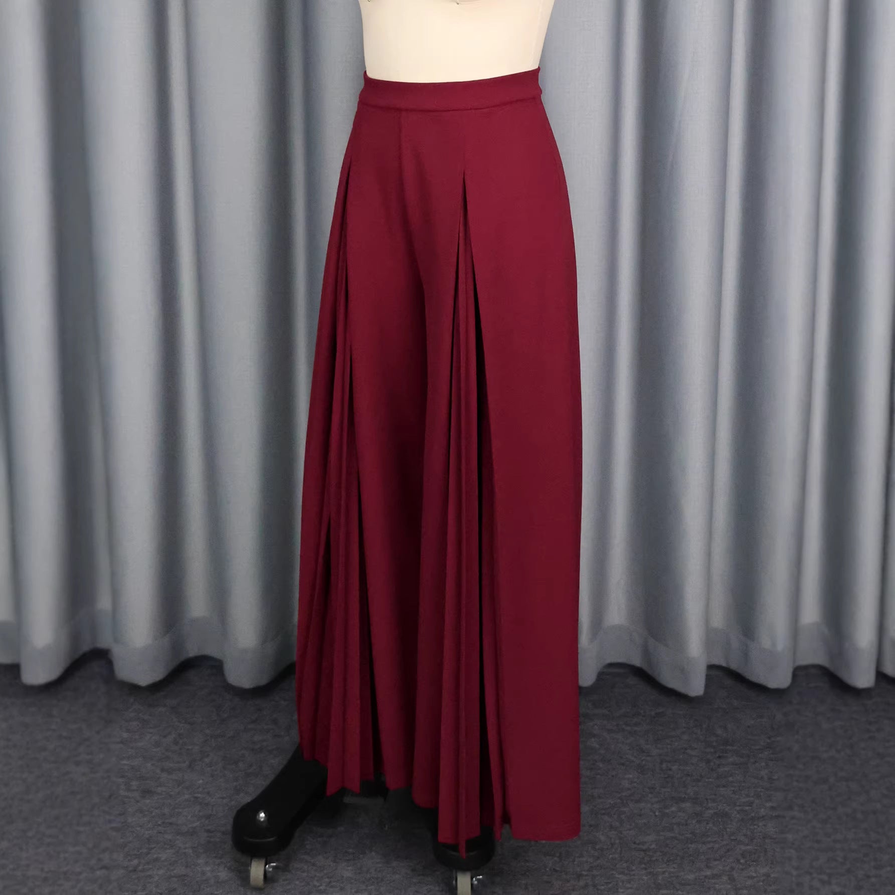 Pantalons plissés pour femmes taille haute et élégant plissé Mirla