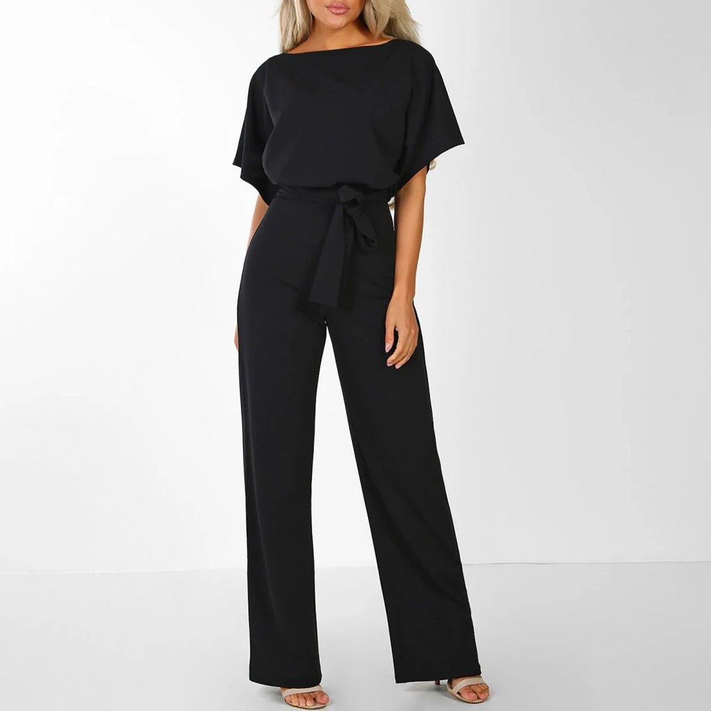 Combinaison Femme | Simple & Élégante | Coupe Ajustée | Mélange de Tissus Doux