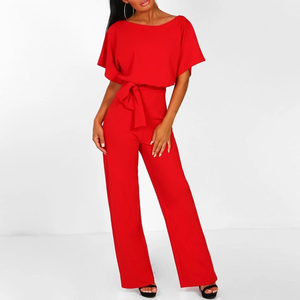 Combinaison Femme | Simple & Élégante | Coupe Ajustée | Mélange de Tissus Doux